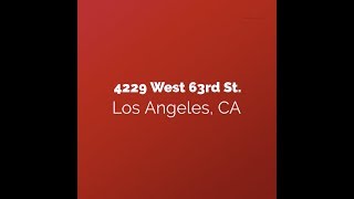 4229 West 63rd Street Los Angeles 1080p   Wide Unbranded mp4