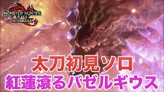 【サンブレイク】実況Part19 紅蓮滾るバゼルギウス太刀初見ソロ！【モンスターハンターライズ:サンブレイク】