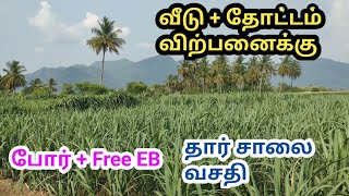 குறைந்த விலையில் அழகிய வீடு மற்றும் தோட்டம் விற்பனைக்கு /Farm Land For Sale In Salem