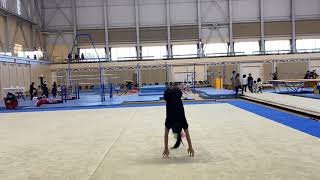 【レベル4】 ジャンプ連続バック転バックタック Jump back handspring series back tuck