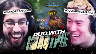 OUR FRIENDSHIP IS AT RISK 😭 THE PRICE OF SOLOQUEUE - @imaqtpie Duo