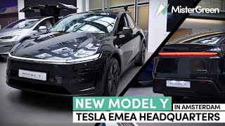 New Tesla Model Y at EMEA HQ Amsterdam – First Look!