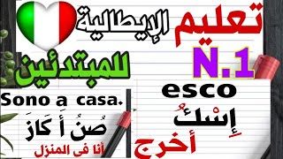 تعليم اللغة الإيطالية. للمبتدئين كيف تنطق باللغة الإيطالية الدرس 1.