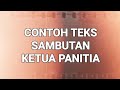 Contoh Sambutan Ketua Panitia Peringatan Maulid Nabi Muhammad SAW