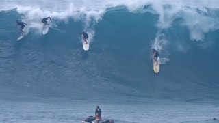 Waimea Bay surf Big Wednesday 1-27-16