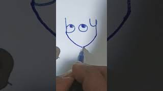 Boy Art by Letter Boy. বালক আর্ট করুন সহজেই। #shorts #shortsvideo