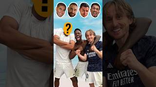 Vinicius Junior, Luka Modrić and mysterious football player ⚽🤔 #ronaldo #benzema #hakimi #bellingham