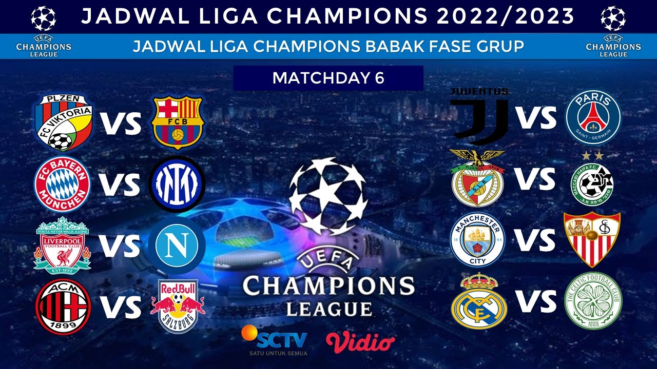 Jadwal Liga Champions Live SCTV: BAYERN MUNICH VS Intermilan Jadwal UCL ...