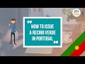 How to issue a recibo verde on Finanças portal in Portugal - Part 1