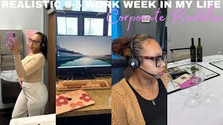 VLOG | Realistic 8-5 Work Week In My Life As A Corporate Baddie