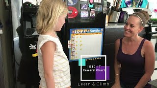 I DID IT Reward Chart - Learn and Climb
