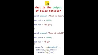 scope in javascript |var let const in javascript | javascript interview questionsn| #javscript