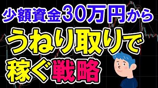 小資金30万円からうねり取りデイトレードで稼ぐ株式投資の戦略