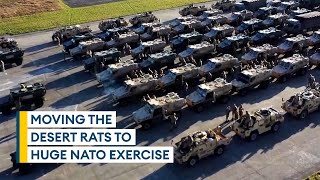 Mammoth task of moving hundreds of Army vehicles for huge Nato exercise