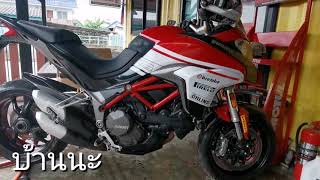 Ducati​ Multistrada​1200S ซ่อมโช้คหน้ากับบ้านนะด้วยชุดซ่อมโช้คสั่งจากศูนย์​Ducati​