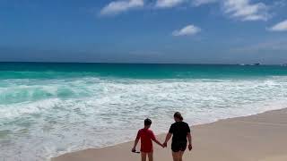 Huge #waves  at the Anse Intendance  beach Mahe Seychelles/ огормные волны Анс  Интенданс сейшелы