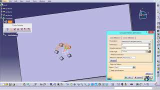 Catia Tutorial : 2 Circular Pattern