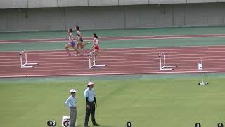 20190811国体陸上山口県代表最終選考会 成年女子400mH決勝