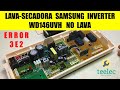 Lava-Secadora Samsung Front Load Inverter WD146UVH  No Lava Arroja Error  3E2