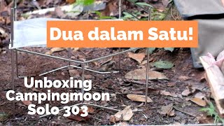 Fire Pit dua dalam satu | Unboxing Campingmoon Solo 303