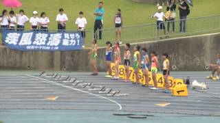 2015年度JO最終選考会 3年女子100m挑戦