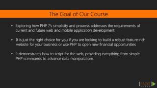 Learning PHP 7: The Course Overview | packtpub.com
