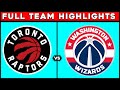 Toronto Raptors vs Washington Wizards - Full Team Highlights | Oct 20, 2023