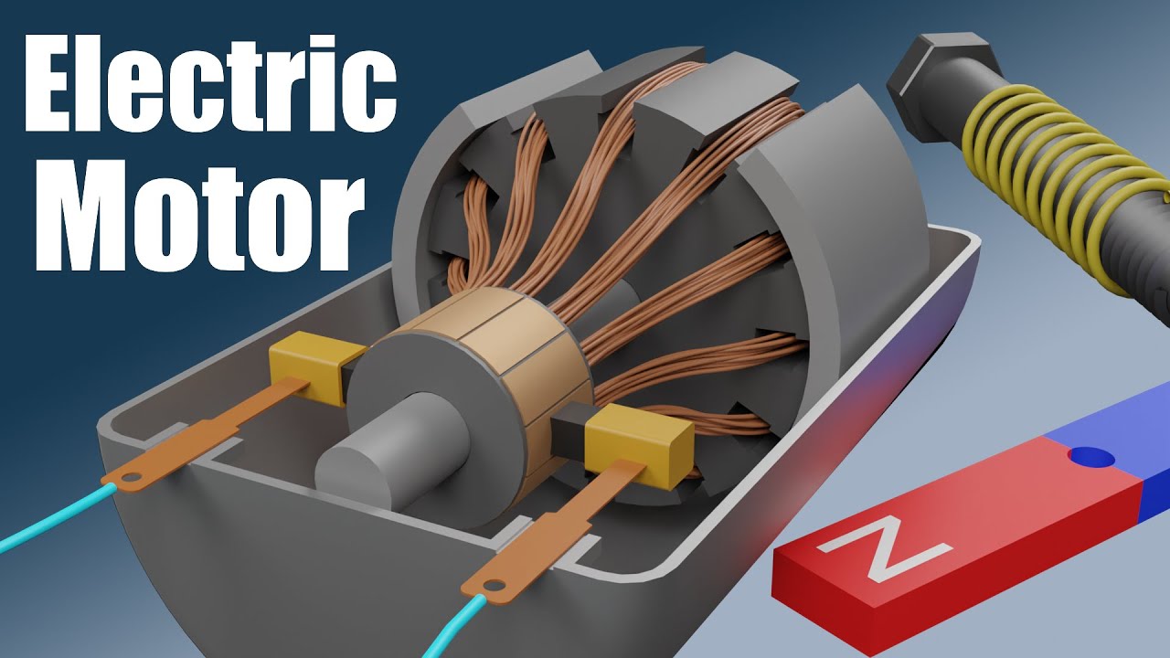 How Does An Electric Motor Work? (DC Motor) - YouTube