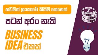 අඩුම වියදමකින් Smart බිස්නස් එකක් | Sri Lanka Business Ideas 2024