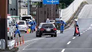 【光電管ネズミ捕り】桃鉄か！？トンネルを抜けると大歓迎！？と思ったら警官が大勢でお出迎え...高速道路気分でアクセルを開けちゃった人達が絶望を味わう10連発！！