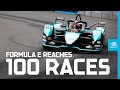 100 RACES! 8 SEASONS OF ELECTRIFYING DRAMA | ABB FIA Formula E World Championship