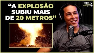 EXPLODINDO UM BOTIJÃO DE GÁS DE 13KG