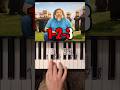 Ode to Dennis Minecraft Movie Piano Tutorial #shorts