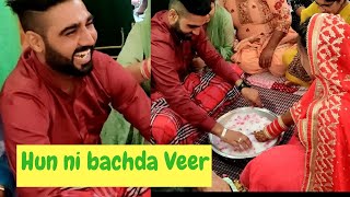 Post Wedding Rituals in Indian Marriage | Gaana Khedna | Wedding in Punjab - Part 4