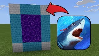 MCPE How To Make a Portal to the Jaws Dimension