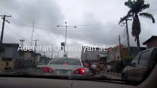 Drive through surulere (Lagos, Nigeria)