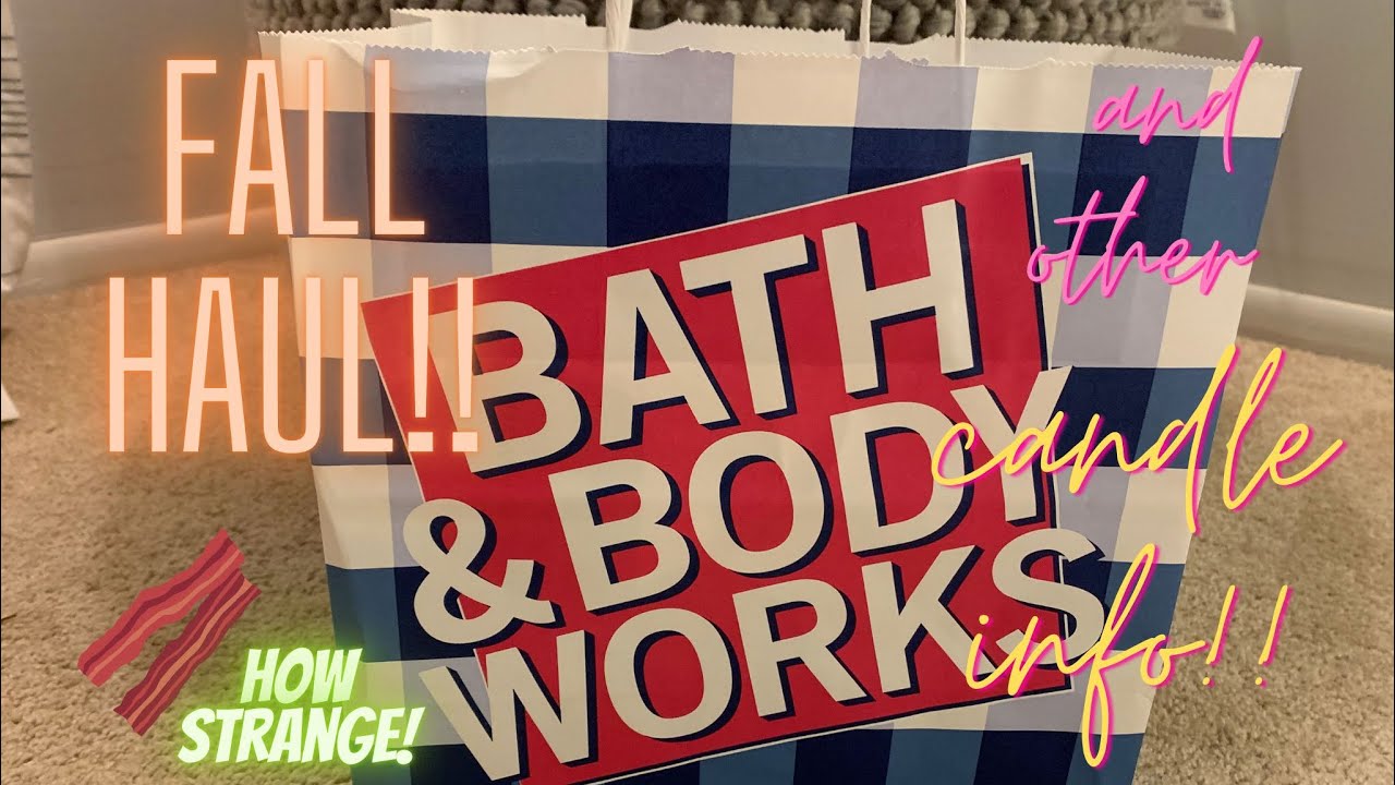 NEW Bath & Body Works FALL HAUL + Other Candle Info!! - YouTube