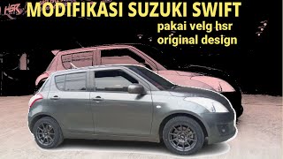 Modifikasi Mobil Suzuki Swift Pakai Velg Ring 15 Hsr | Velg Original Design HSR | Kick Off Ciputat