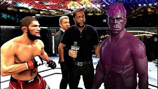 UFC 4 | Khabib Nurmagomedov vs. Violet Hulk Ea Sports UFC 4 Epic Fight