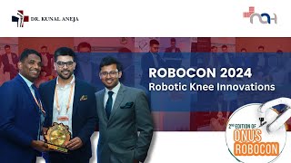 National Faculty at ROBOCON 2024 |  Robotic Knee Replacement | Hyderabad | Dr Kunal Aneja