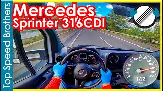 Mercedes Benz Sprinter 316 CDI (2020) AUTOBAHN POV TOP SPEED 🚀