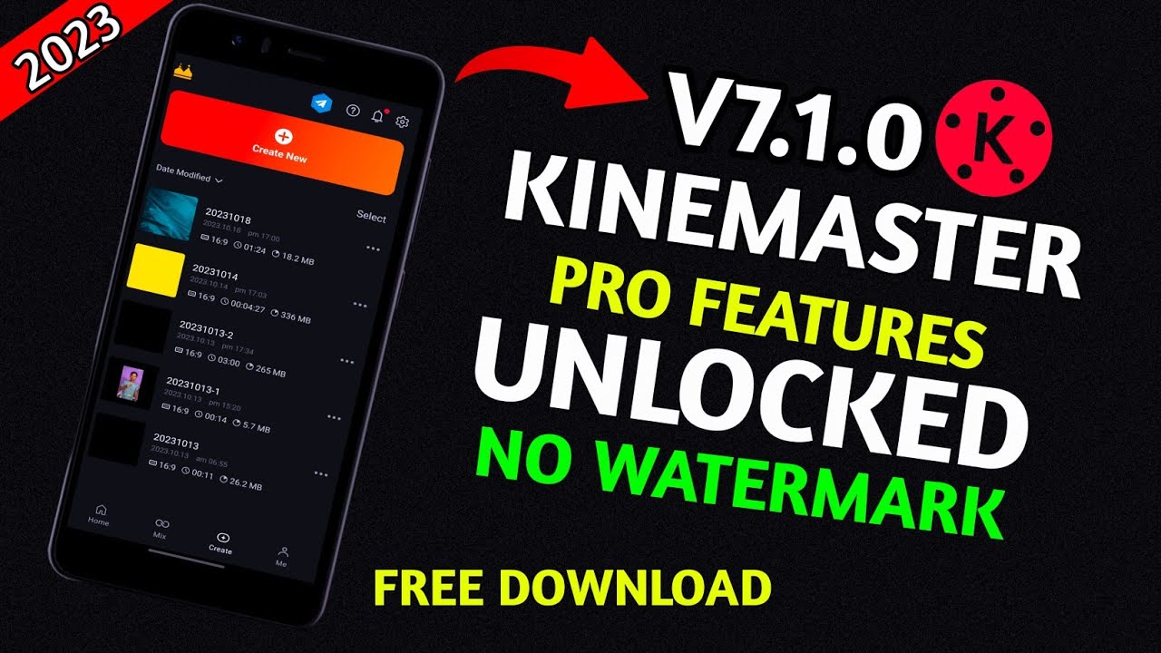 How To Download Kinemaster Without Watermark Free || Kinemaster बिना ...