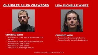 Deputies: Suspects charged for property crime and drugs in Pickens Co.