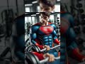 Powerful Super Hero Working Out In Gym || Simpapa Polyubila || Ai Picture #shorts #ai #marvel #dc