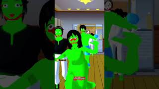 Hantu Bhoot Baby MiO Revenge 👣Sakura school Simulator Horror Ding Dong #shorts #viral #sojamere