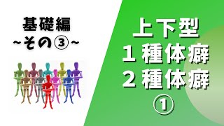 脳で生きる思考タイプ「１種体癖＆２種体癖」前編