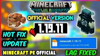 minecraft pe 1.19.11 Download Android