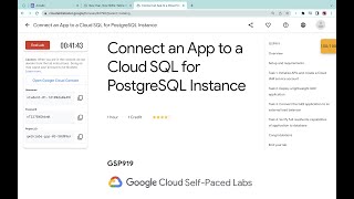Connect an App to a Cloud SQL for PostgreSQL Instance || #qwiklabs || #GSP919 [With Explanation🗣️]
