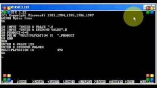 Multiply in GW Basic.flv
