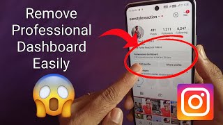 How To Delete & Remove Professional Dashboard On Instagram 2023